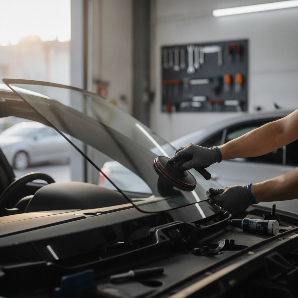 Car Glass Replacement no peoples faces just hand